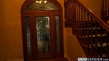Preview 1 of Sunny Leone Xxx Porn Focking - Shemale in lingerie Annabelle Lane rode big hard dick and enjoyed anal sex
