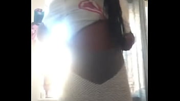 Preview 2 of Anissa Holmes Movie - Black Sissy Slut Showing Off ASS in Sexy Leggings