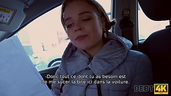 Preview 2 of Dating Sold Pays Debt - DEBT4k. Un jeune d&eacute_biteur au visage mignon pense que le sexe vaut mieux que la peine