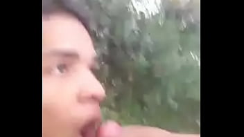 Preview 2 of Jav Mylucah - Novinho levando gozada na boca
