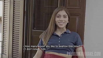 Preview 1 of Melayu Foursome - PremiumBukkake - Marina Gold swallows 73 huge mouthful cumshots