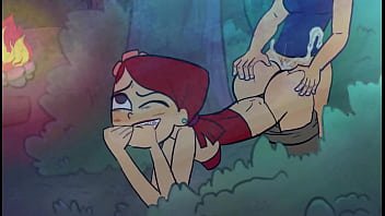Preview 4 of Yoga Hoys - Total Drama Zoey x Eva Futanari (Now with SOUND)