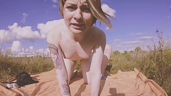 Preview 2 of German Strip Club Porn - Skinny teen fucked in tight ass outdoors - Spooky Boogie POV Amateur