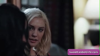 Preview 3 of Indiawuman Sex - Beautiful and hot lesbian babes Avi Love,  Kenzie Taylor seducing one another