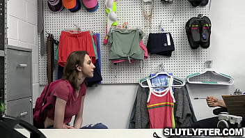 Preview 1 of Okurkaaa On Skype - Shoplifter obeying all the pervert officers commands