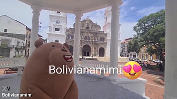 Preview 3 of Sexy Hd Xbef - Paseando sin calzoncito en el centro historico de Panam&aacute_   Video completo en bolivianamimi.tv