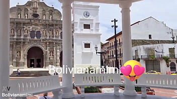 Preview 4 of Sexy Hd Xbef - Paseando sin calzoncito en el centro historico de Panam&aacute_   Video completo en bolivianamimi.tv