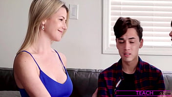 Preview 1 of Jasmine Fxx - Stepmom And MILF StepAunt Fuck Shy Teen