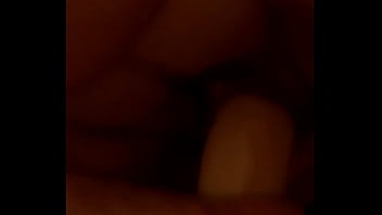 Preview 4 of Navi Bawa - Me jerking off while my girlfriend rides a fat rubber cock
