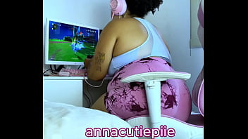 Preview 4 of Mia Khalifa Natural Sex - BBW Gamer Girl Farting for online friends