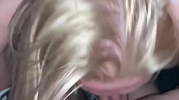 Preview 3 of Saxy Poron - Close up POV - a sexy blonde 23 year old putting my dick away. She gags like a dream,  slobbers everywhere and was so pleas...