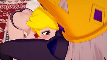 Preview 4 of School Girl Xxxveido Hd - Super Mario  Lesbian - Shadow Peach and Shadow Queen