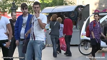 Preview 1 of Shameless Girls - Local Spanish slut fucked in public