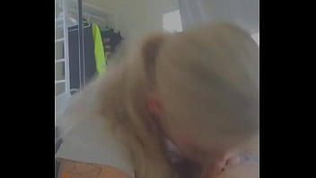 Preview 4 of Hiddencam Housemate1 - Tiny Blonde Sucks Dick in Miami Airbnb Last Weekend