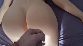 Preview 2 of Shes Moaning - Fuck finger ass and cum for my beautiful doll