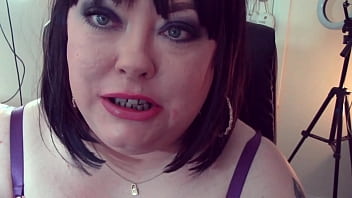 Preview 4 of 18 Year Old Girls Fuck - Dirty Talking BBW Slut Tina Snua Sucks On A Dildo &amp_ Wants You To Suck Cocks Too! - JOI Latex Gloves Sissy Blowjob Rubber