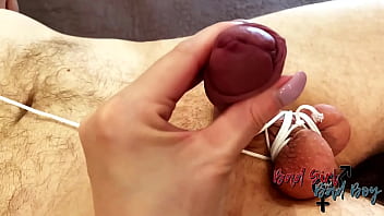 Preview 1 of Socksbig Sex - Naughty Step Sister Hands Play Before Bedtime With My Cock - Shoves Toys In Urethra AnnyCandy Painboy