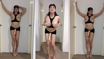 Preview 2 of Husband Watching Sex Wife - beautifull shemale comedy sexy dance webcam