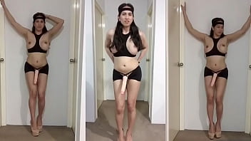 Preview 4 of Husband Watching Sex Wife - beautifull shemale comedy sexy dance webcam