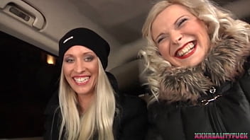 Preview 1 of Stepmoms Stepson Affair - Boosty blondie takes stranger in the car for fuck and massive cum on her big tits