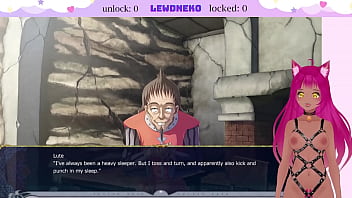 Preview 3 of Mom And Son Caught By Husband - VTuber LewdNeko Plays Funbag Fantasy Part 1