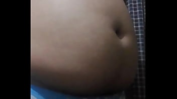 Preview 3 of French Latex - Belly inflation