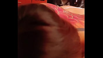 Preview 4 of Risi Simms Lesbian - Dice que le da miedo que baje su hermano pero no deja de tragar pene