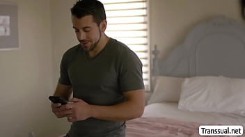 Preview 2 of Afghani Privat - Pale TS Ariel fucks her hot stepbro