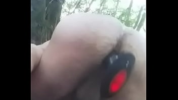 Preview 4 of Handjob Stret - Ce fais des p&eacute_n&eacute_trations avec un gode vibrant en foret Normande