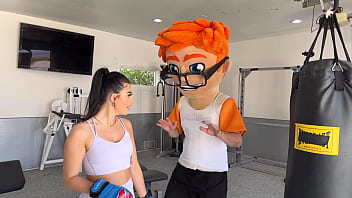 Preview 2 of Aksha Xxxvidou - Sweaty Squats and Deep Thrusts: My Personal Training with Gal Ritchie on PornDudeCasting!