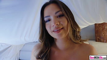 Preview 2 of Pakistani Home Made - Horny stepbro summons big boobs teen stepsister to pound her hard