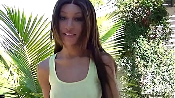 Preview 1 of Xnx Porn Videos 16 - Sexy Tiny Trisha Anal Masturbate Outdoor