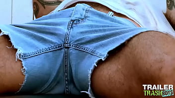 Preview 1 of Russia Natural Tiits - TRAILERTRASHBOYS Dudes Mack Austin And Lance Charger Raw Fuck