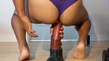 Preview 1 of Daughter Bff Anal - Closeup of dildo at Home Part 1