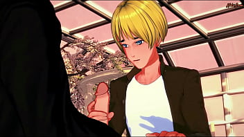 Preview 1 of Most Creampies Men - Eren fucking Armin hard after the time skip - on Titan Hentai.