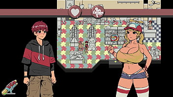 Preview 2 of Gina Muscled - Shark Tank:  Spooky Milk Life (Demo Preview) - Full playthrough on Xvideos Red (corrected)