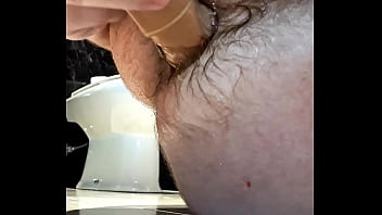 Preview 3 of Gina Mistress - Qu&eacute_ gusto da acariciarse el culo con un dildo grande con textura - AnzzoSan
