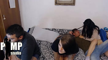 Preview 1 of Painfull Fukking Vedios - Great swingers orgies Fivesome &ndash_ Swap Pussy pimpstudio first house