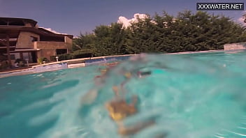 Preview 1 of Momo Shona - Hottest babe Irina Poplavok is naughty in the pool
