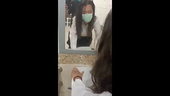 Preview 3 of Cathy Heaven 30 Min - taiwanese crossdresser fuck in public toilet and get a creampie