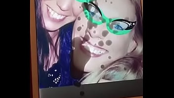 Preview 3 of Comei 17 - Blonde and brunette face full of cumshot