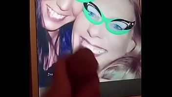 Preview 1 of Comei 17 - Blonde and brunette face full of cumshot