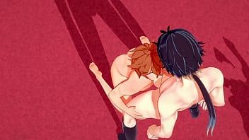 Preview 2 of Mom I Wana Cum - Genshin Impact Yaoi 3D - Tartaglia Lick balls and Dogy Style with Zhongli with creampie - Japanese asian manga anime game porn gay