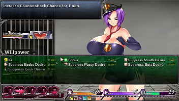 Preview 2 of Xnxx Muslimsex - Karryn&#039_s Prison [RPG Hentai game] Ep.3 naked in the prison while the guards are jerking