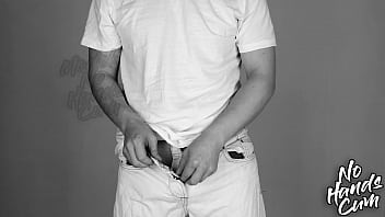 Preview 1 of Baiser Une Vieille - Art Vintage Retro,  Sports Guy Masturbation Big Fat Cock,  Ejaculation Without Using His Hands