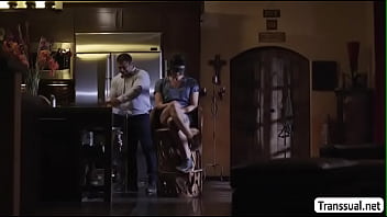 Preview 2 of Jordi Mo - Husband watch her TBabe Wife suck his dick