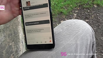 Preview 2 of Hand Jerk Cum - My step FATHER fucks woman at FOREST EDGE: MIA BLOW (Public,  German) - SEX-FREUNDSCHAFTEN.com