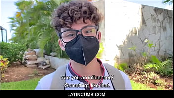 Preview 1 of Xxx Poys - LatinCums.com - Virgin Latin Boy Sex With Stranger For Social Media Followers POV - Joe Dave