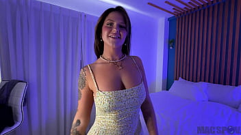 Preview 1 of Bazzars Xxnx Mom - Sexy UK Babe Arabella Mia Comes to the States to Fuck American Pornstar JMac
