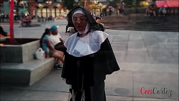 Preview 1 of Lucy Jane Mfc - Sor Raymunda - Religiosa confieza sus sue&ntilde_os humedos y cae en pecado con sacerdote